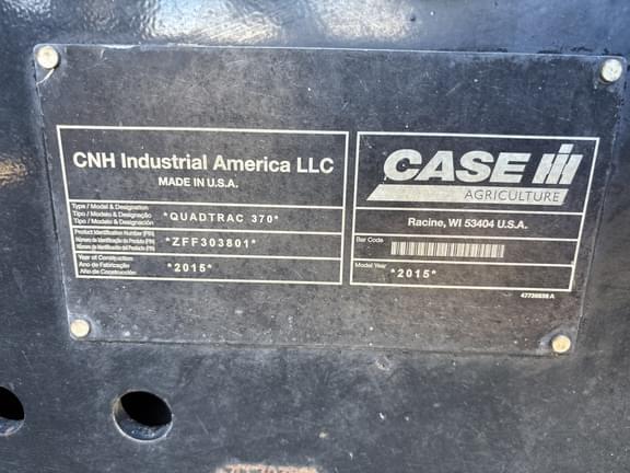 Image of Case IH Steiger 370 Rowtrac equipment image 4