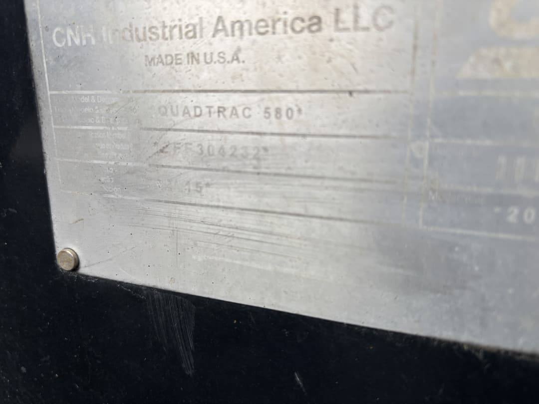 Image of Case IH Steiger 580 Quadtrac Image 1