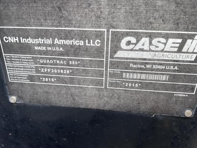 Image of Case IH Steiger 580 Quadtrac equipment image 1