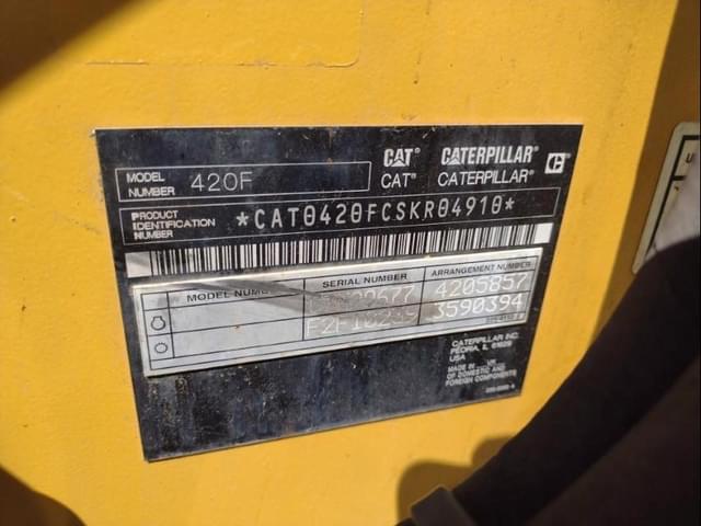 Image of Caterpillar 420F equipment image 4