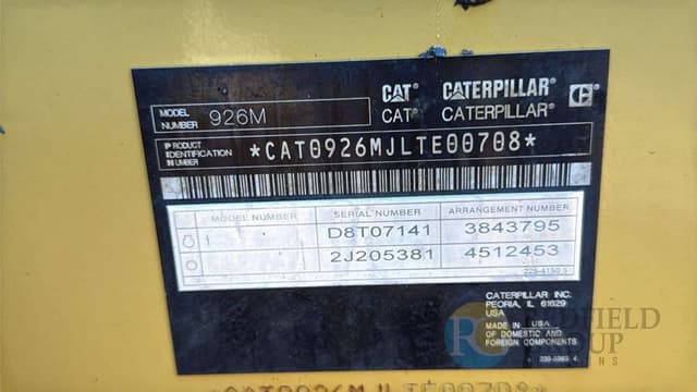 Image of Caterpillar 926M equipment image 3
