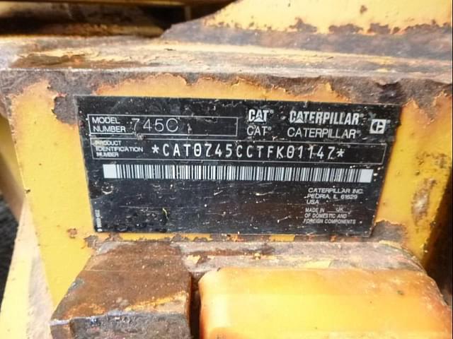 Image of Caterpillar 745C equipment image 4