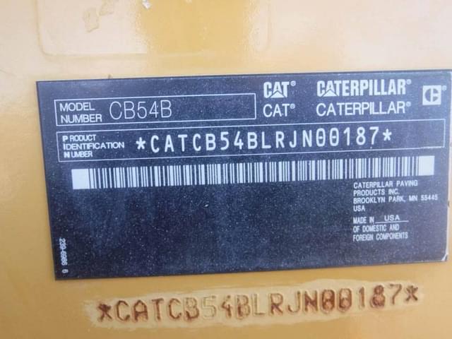 Image of Caterpillar CB54B equipment image 1