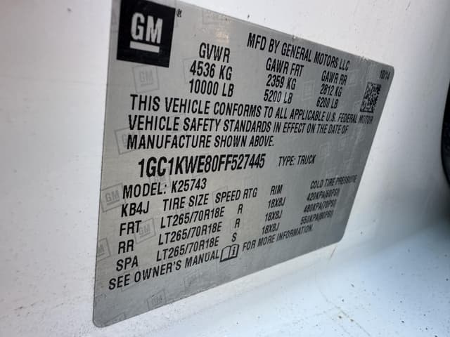 Image of Chevrolet 2500HD equipment image 4