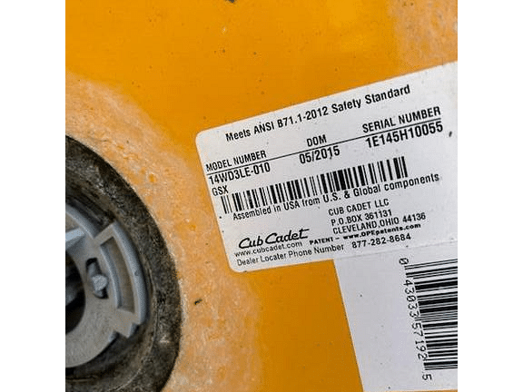 Image of Cub Cadet XT3 GSX equipment image 3