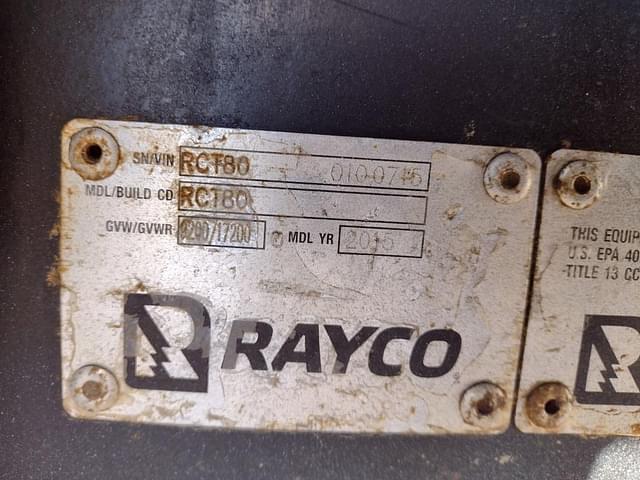 Image of Rayco RCT80 equipment image 4