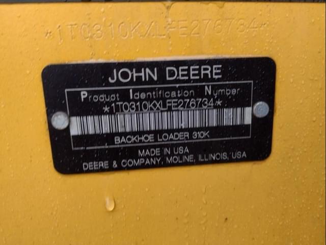 Image of John Deere 310K equipment image 4