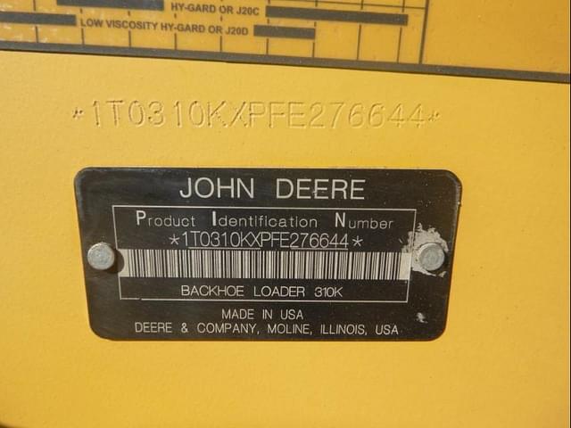 Image of John Deere 310K equipment image 3