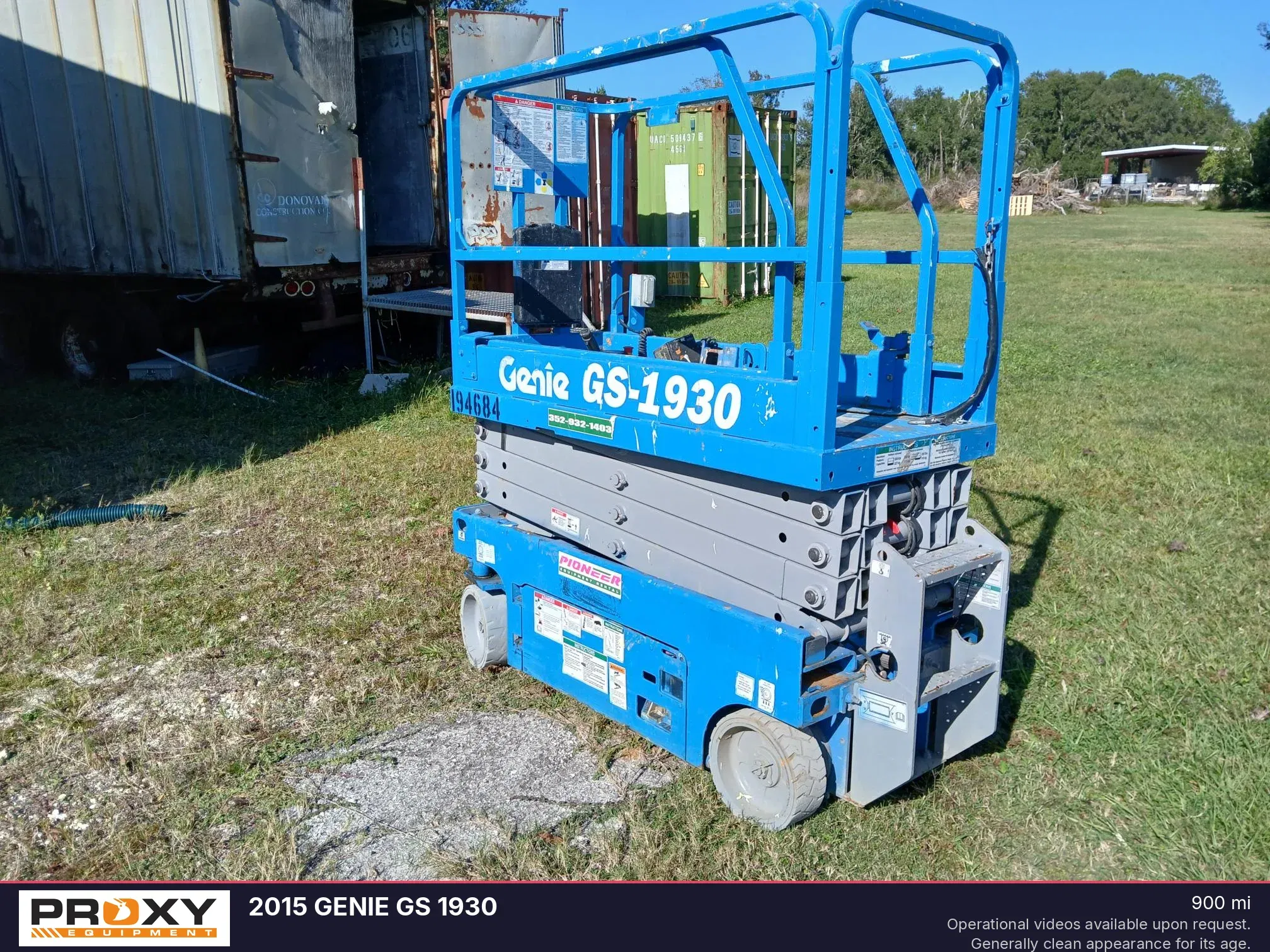 2015 Genie GS-1930 Equipment Image0
