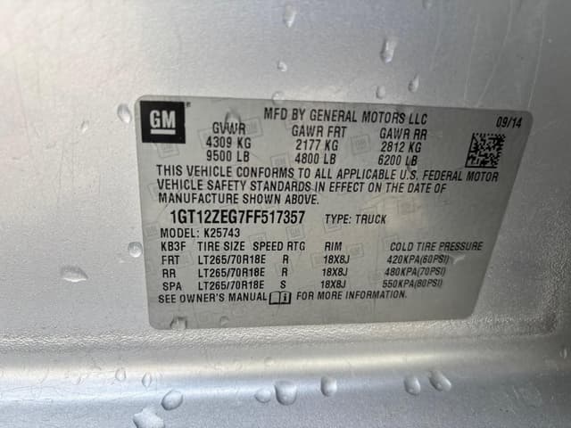 Image of GMC 2500HD equipment image 3