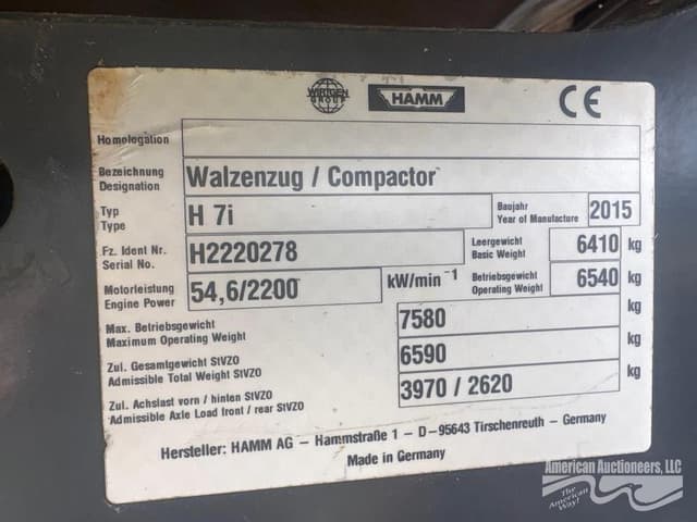 Image of Hamm H7i equipment image 4