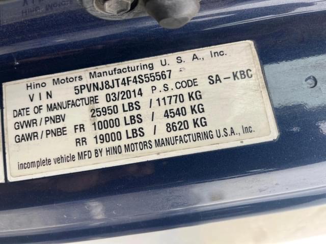Image of Hino 268 equipment image 4