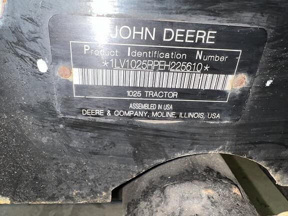 Image of John Deere 1025R equipment image 1