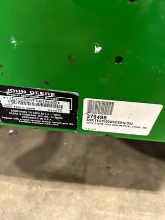 Image of John Deere 1550 equipment image 4