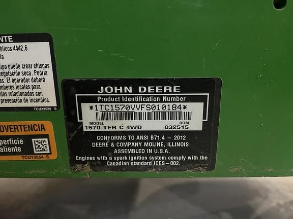 Image of John Deere 1570 equipment image 4