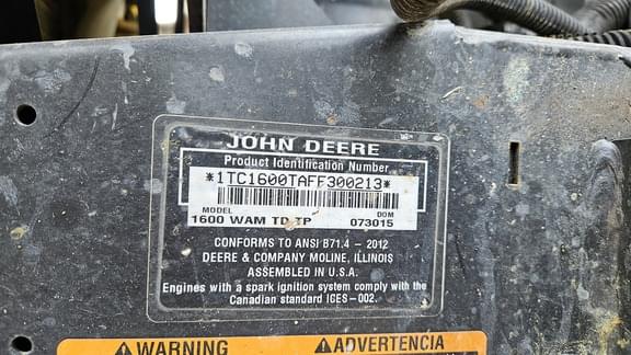 Image of John Deere 1600 Turbo II equipment image 4