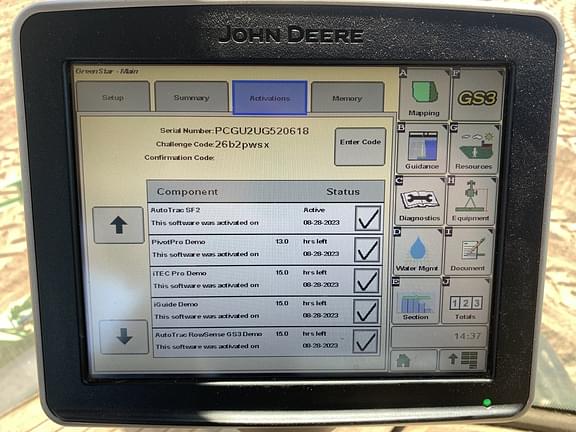 Image of John Deere GreenStar 2630 equipment image 1
