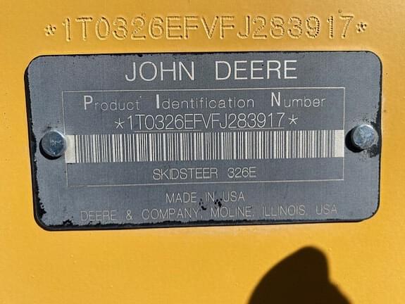 Image of John Deere 326E equipment image 4