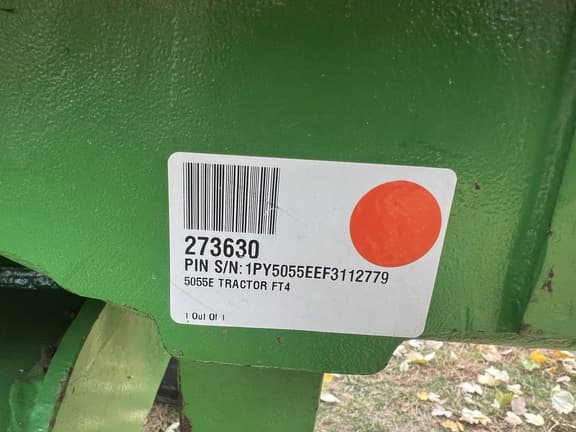 Image of John Deere 5055E equipment image 3