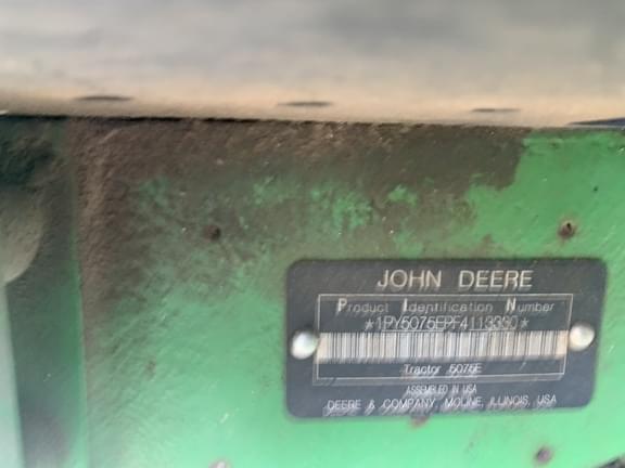 Image of John Deere 5075E equipment image 4