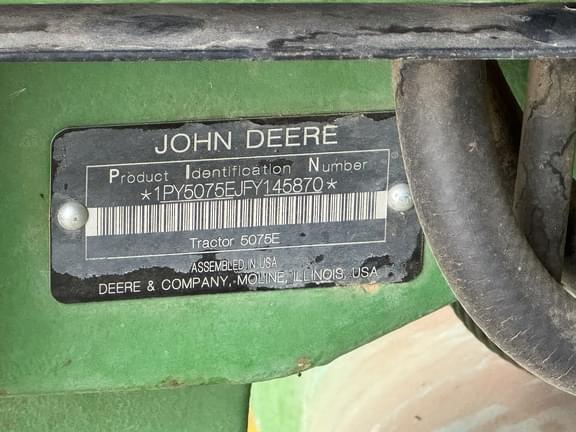 Image of John Deere 5075E equipment image 1