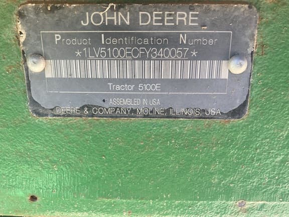 Image of John Deere 5100E Image 1