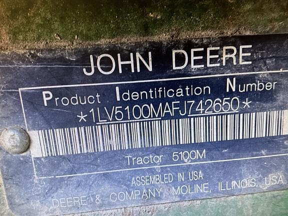 Image of John Deere 5100M equipment image 4