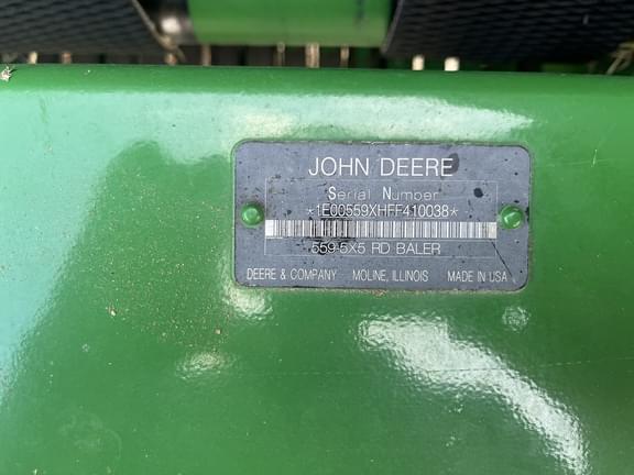 Image of John Deere 559 equipment image 1