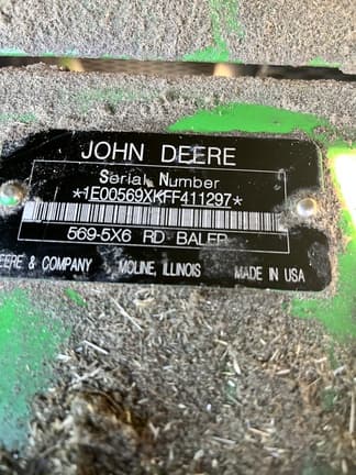 Image of John Deere 569 equipment image 3