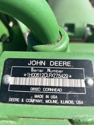 Image of John Deere 612C equipment image 3