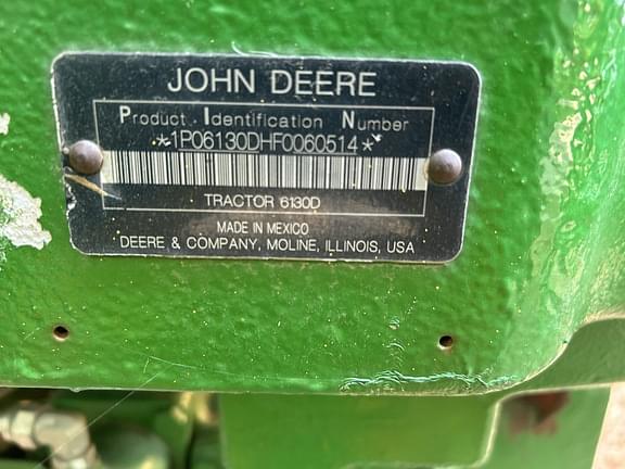 Image of John Deere 6130D equipment image 1