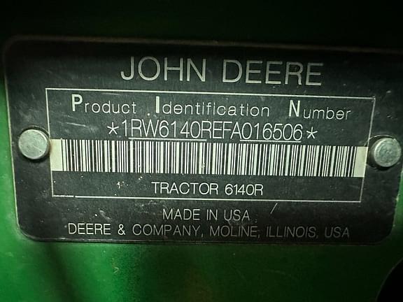 Image of John Deere 6140R equipment image 1