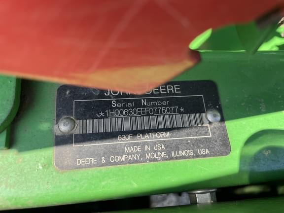 Image of John Deere 630F equipment image 2