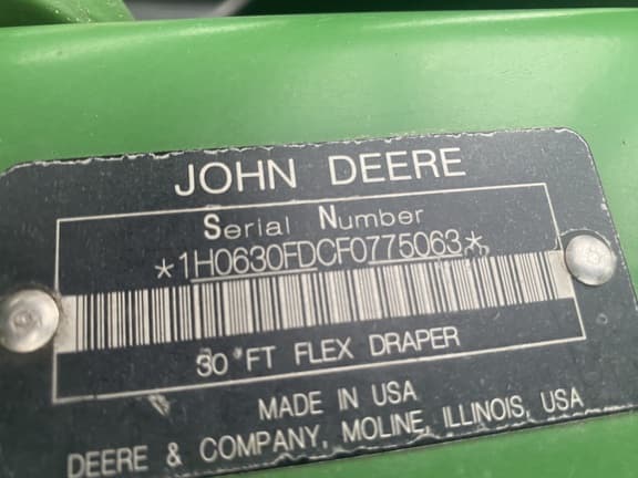 Image of John Deere 630FD equipment image 2