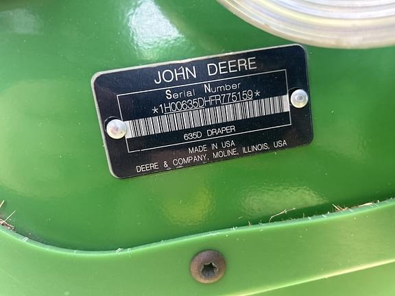 Image of John Deere 635D equipment image 3