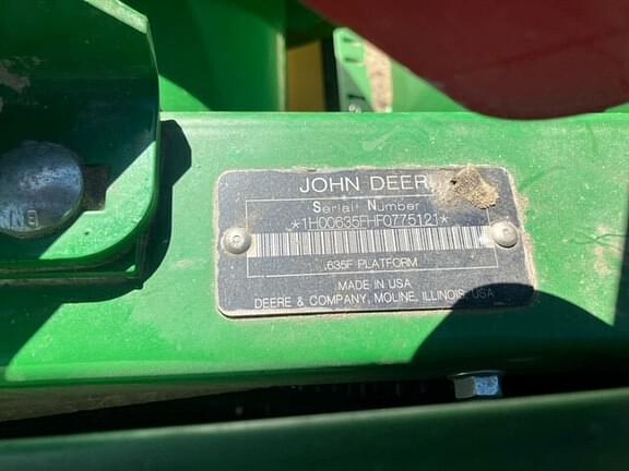 Image of John Deere 635F equipment image 4