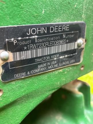Image of John Deere 7230R equipment image 4