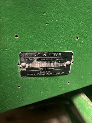 Image of John Deere 8270R equipment image 4