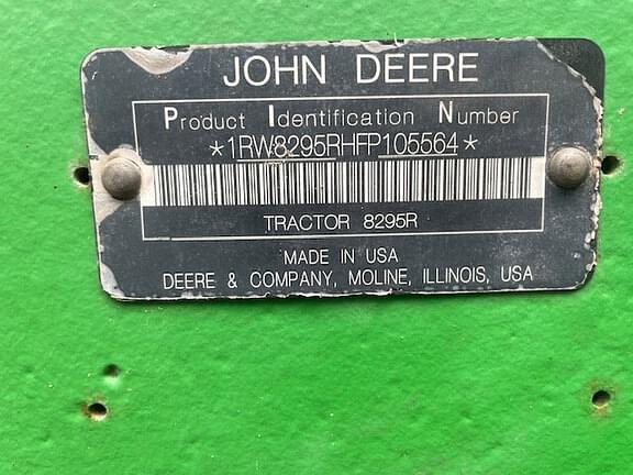 Image of John Deere 8295R equipment image 2