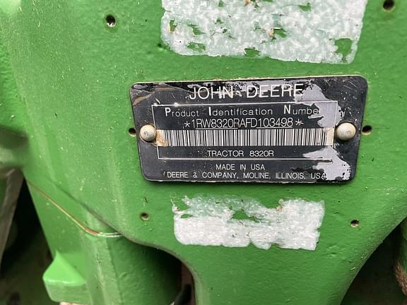 Image of John Deere 8320R equipment image 1