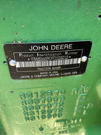 Image of John Deere 8345R equipment image 4