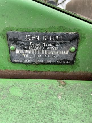 Image of John Deere 835 equipment image 1