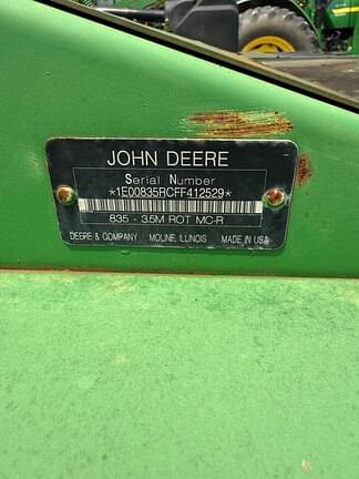 Image of John Deere 835 equipment image 4