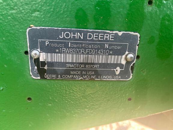Image of John Deere 8370RT equipment image 1