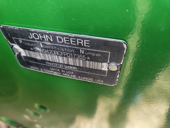 Image of John Deere 9420R equipment image 4