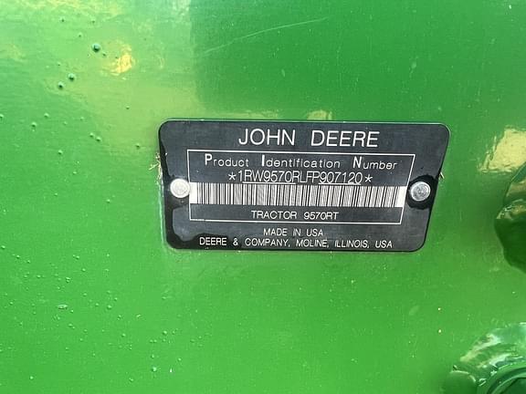 Image of John Deere 9570RT equipment image 2