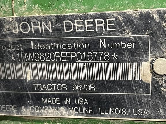 Image of John Deere 9620R equipment image 1