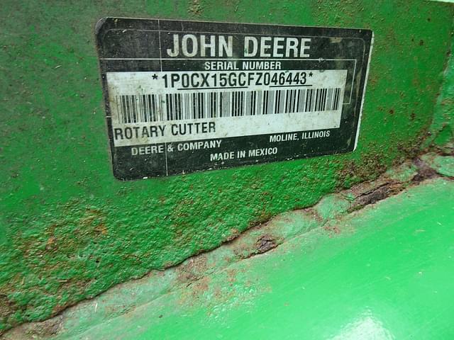 Image of John Deere CX15 equipment image 4