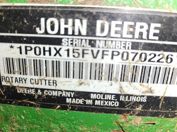 Image of John Deere HX15 equipment image 2