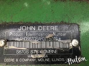 Main image John Deere S670 19